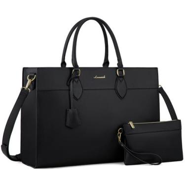 Imagem de Bolsa para laptop LOVEVOOK para mulheres Bolsa impermeável de 17,3 pol