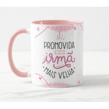 Imagem de Caneca Promovida a Irmã Mais Velha Int Rosa