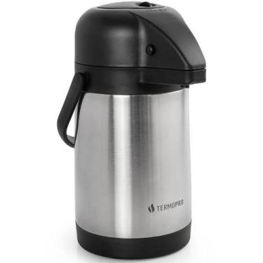 Imagem de Garrafa Termica AÇO INOX Pressao 1,9 Litros Termopro