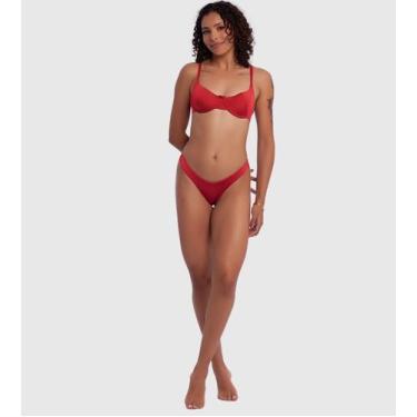 Imagem de Biquini Aro Levanta Seios Calcinha Fio Duplo Lateral Amarrar - Aruna S