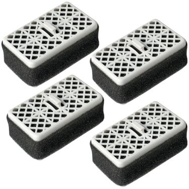 Imagem de Beaufan 4 pacotes de cartucho de filtro desodorizante catalisador compatível com Toto THU6474-01, THU6474#01, THU6072, substituição para Washlets S550E, C5, C2, SW3074, SW3054T40 e SW3056T40