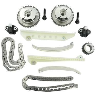 Imagem de Kit de corrente de distribuição com tensor guia VVT roda dentada compatível com Toyota Camry 2010-2014 para Highlander 2009-2014 para RAV4 2009-2011 para Sienna 2011-2012 para Venza 2009-2012 13070