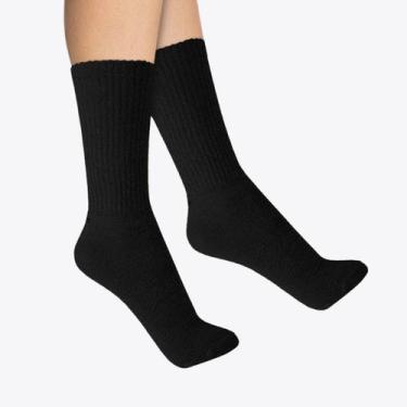 Imagem de Kit 6 Pares de Meias Lupo Sport Masculina Cano Longo 03292-089, Preto,