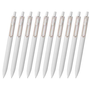 Imagem de Mitsubishi Pencil Uni-Ball One caneta esferográfica de gel ouro rosa aderência 0,5 preto 10 canetas Hako UMNSG05.24 10P