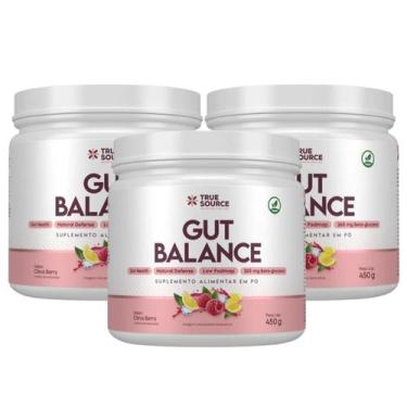 Imagem de 3x Probiótico Gut Balance True Source Citrus Berry 450g, Citrus Berry