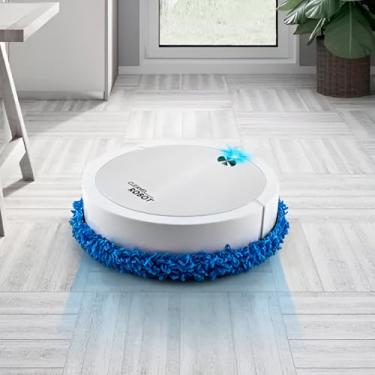 Imagem de Aspirador e Mop Automático, 23cm, Bateria 1200mAh, 60 Minutos de Autonomia, Sistema 2 em 1, Branco