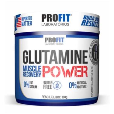 Imagem de Glutamina 300g Power Profit P/ Recuperação Muscular Sem Glutén