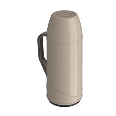 Imagem de Garrafa Térmica De Mesa 1l Roma 1 Litro Preta Café Leite Chá - bege