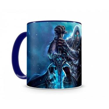 Imagem de Caneca World Of Warcraft Artha I Azul (ATG4451) - Geek Premiere