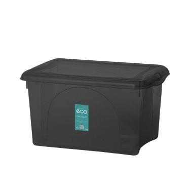 Imagem de Caixa Plastica Organizadora 12,5 Litros - Plasvale Eco Preto