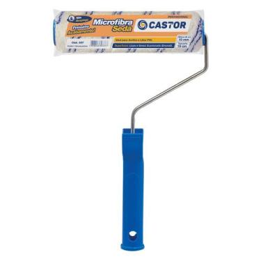 Imagem de Rolo para pintura Lã Microfibra Seda 10MMx15CM c/cabo - Castor
