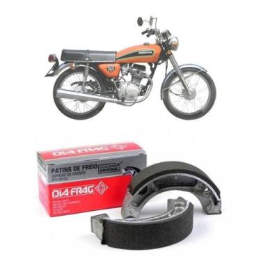 Imagem de Patim Lona Freio Dia-Frag ML Turuna 1978-1988 CG 125 1977-82