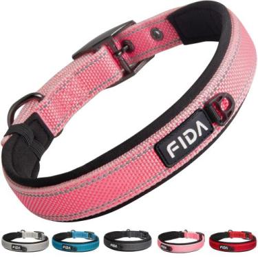 Imagem de Coleira para cães Fida Heavy Duty Ultra Comfort Neoprene acolchoada ro