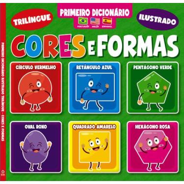 Imagem de Livro - Primeiro Dicionário Trilíngue Ilustrado - Cores e Formas