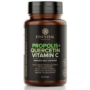 Imagem de Propolis + Quercetin + Vitamin C (60 cápsulas) - Essential Nutrition