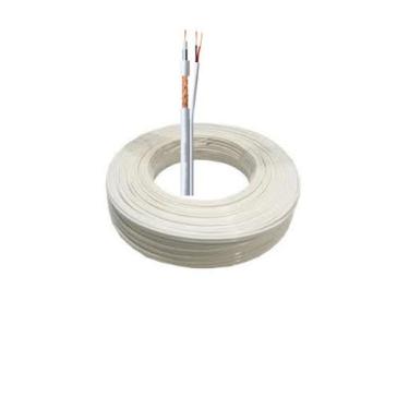 Imagem de Cabo Coaxial Câmera Bipolar Flexível 80%malha 100 Metros - NEW LINE