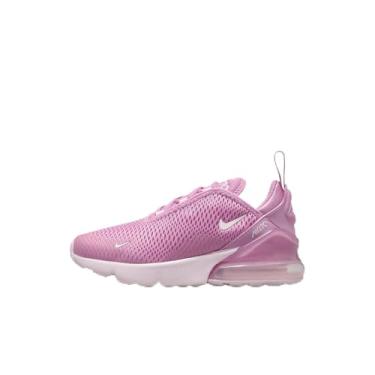 Imagem de Nike Tênis infantil Air Max 270, Flamingo mágico/espuma rosa, 10.5 Little Kid