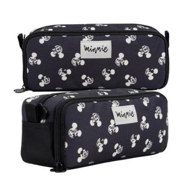 Imagem de Estojo Duplo Escolar Infantil Minnie Mouse Disney - Xeryus