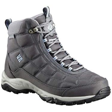 Imagem de Columbia Bota feminina Firecamp para caminhada, grafite, céu desbotado, 5