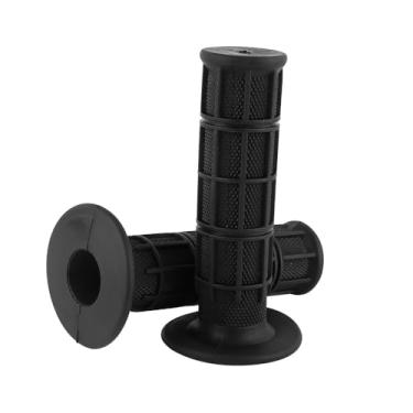 Imagem de Pegas de mão, pegas de mão de motocicleta, punhos de scooter - Punhos de bicicleta suja para a maioria das motocicletas, scooters, bicicletas de pit bike, motocross gel guidão (preto)