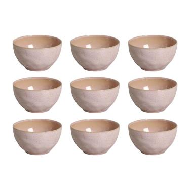 Imagem de Conjunto de Bowls Orgânicos Litchi Porto Brasil em Stoneware 558 ml - 6 Peças