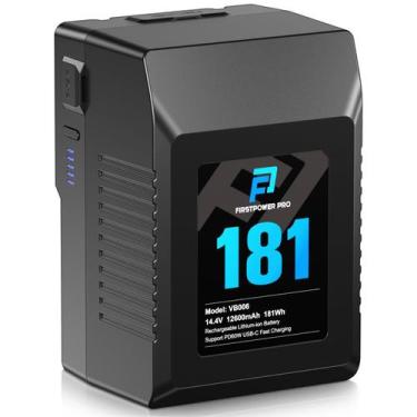 Imagem de Bateria V-Mount FirstPower 181 Wh (12600 mAh, 14,4 V) com PD 60 W