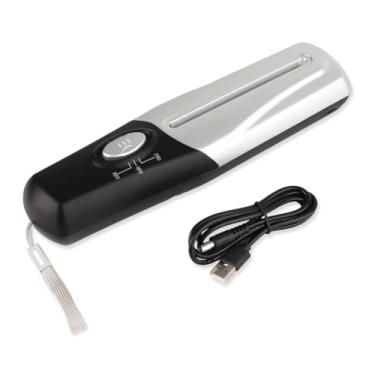 Imagem de Leopacat Mini triturador de papel, triturador de plástico portátil USB cortador automático de documentos máquina de corte de tiras papelaria de escritório para uso doméstico portátil elétrico