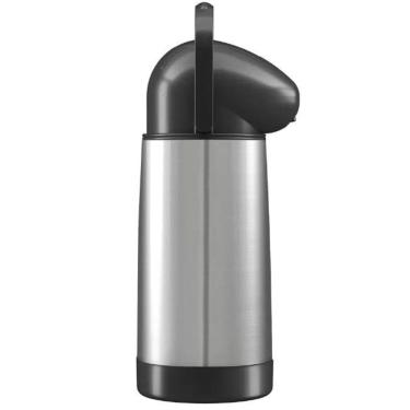 Imagem de Garrafa térmica inox 1 litro nobile com pressão marca mor