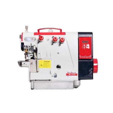 Imagem de Máquina Costura Industrial Overlock com Aparelho para Gola SSQ90-D3-ST-ES-RTF 220V - Sun Special