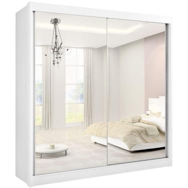 Imagem de Guarda Roupa Las Vegas Branco 2 Portas 6 Gavetas D?doro