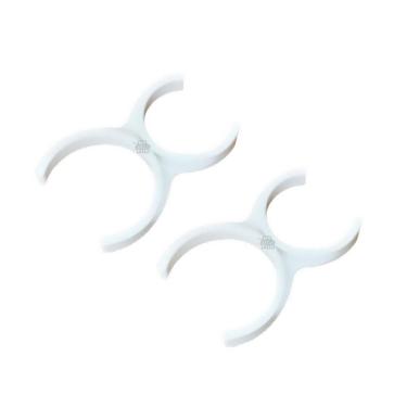 Imagem de Kit 2 Clip Duplo Carcaça Filtros Osmose Reversa 2 X 2.1/2