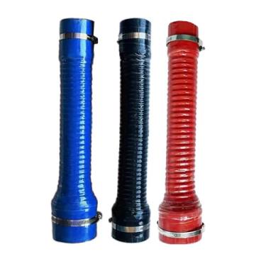 Imagem de Tubo De Silicone Para Intercooler De Diâmetro Variável De 1 Peça - Redutor De Mangueira Flexível De 400mm - Várias Opções De ID (38-40mm A 55-75mm) Para Encanamento E Aquários(Blue,ID 45-50mm)
