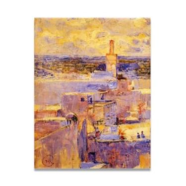 Imagem de Ups And Downs Of The HouseThéo van Rysselberghe: Impressão em tela neoimpressionista belga chave 60 x 78 cm sem moldura