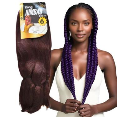 Imagem de Kit 2 Super King Jumbo Organico Alongamento Entrelace Mega Hair - Bree