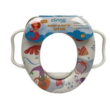 Imagem de Clingo Redutor de Assento Sanitário Infantil Sereia