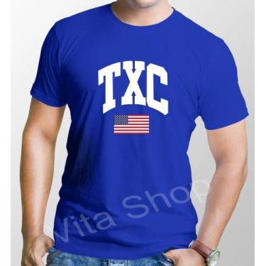 Imagem de Camiseta Texas Country Camisa unissex, Azul royal, P