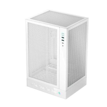 Imagem de Gabinete Gamer DeepCool CH170 Digital Mini ITX Vertical Branco