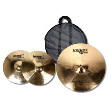 Imagem de Kit Pratos Master Class 14 Hh + 18 Crash + Bag Nylon