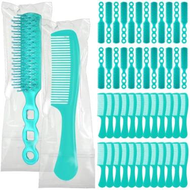 Imagem de Conjunto de escova e pente de cabelo Baderke 48 unidades para mulheres
