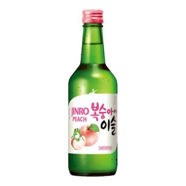 Imagem de Soju Bebida Coreana Pêssego Peach 360ml - Lotte Chum Churum
