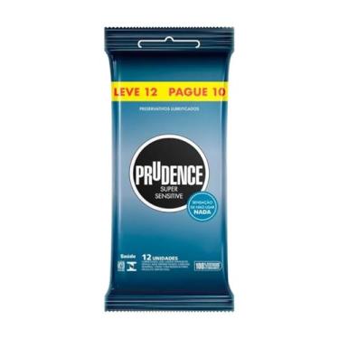 Imagem de Prudence Preservativo Lubrificado Super Sensitive Leve 12 Pague 10
