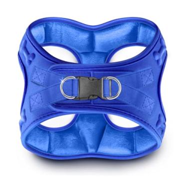 Imagem de Peitoral confortável para cães e filhotes - Peitoral confortável para todos os climas: ajustável, acolchoado macio, fácil de colocar para cães pequenos e médios