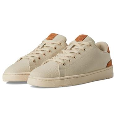 Imagem de TOMS Tênis masculino Trvl Lite, EUA, Camurça de lona de algodão reciclado bege neblina, 8.5