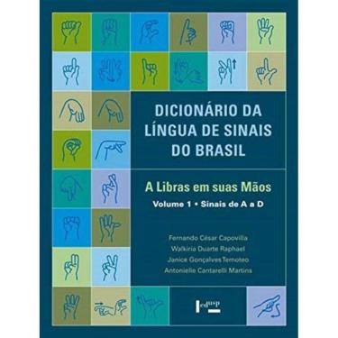 Imagem de Dicionario Da Lingua De Sinais Do Brasil: A Libras
