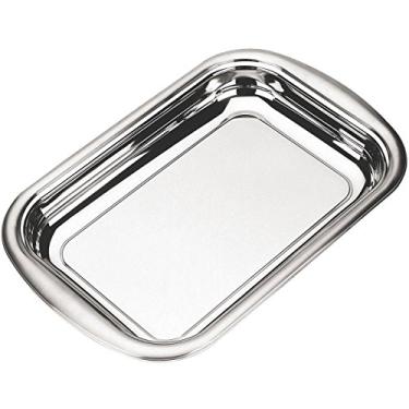 Imagem de Tramontina 61310481 Assadeira Aço Inox, Prata, 475 X 310 mm