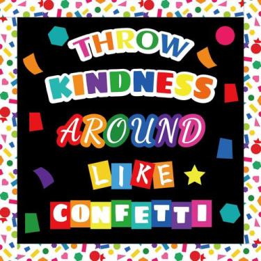 Imagem de Conjunto de decoração de quadro de avisos de sala de aula Kindness Con