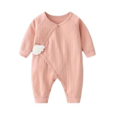 Imagem de Macacão de Algodão para Bebê Recém-Nascido - Primavera/Outono, 6 milhõ