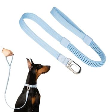 Imagem de BuddyArmor Coleira ultra confortável para cães, macia, acolchoada, alça confortável, clipe de liga elástica para absorção de choque, para caminhadas ao ar livre, corrida para cães pequenos, médios e