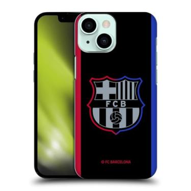 Imagem de Head Case Designs Capa traseira rígida oficialmente licenciada pelo FC Barcelona Away 2024/25 Crest Kit compatível com Apple iPhone 13 Mini