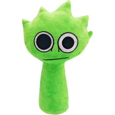 Imagem de Brinquedo de pelúcia Sprunki Sprunky Wenda e cinza 25 cm verde escuro 